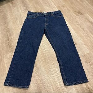 Levi's 505 Mens Jeans Dark Wash Straight Fit Size 40x30